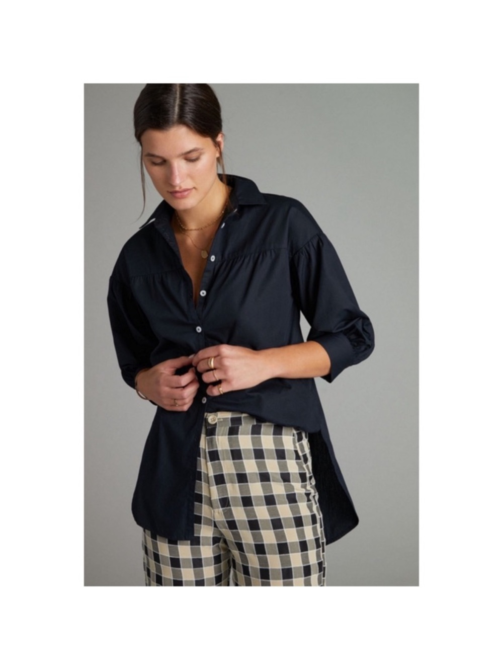 Anthropologie Maeve Bennet Button Down Shirt